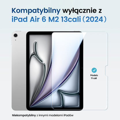 MAGIC JONE Osłona ekranu do iPada Folia ze szkła hartowanego Kompatybilna z etui i Apple Pencil