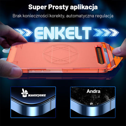 MAGIC JONE Niewidoczna osłona ekranu iPhone'a Ⅲ – bez wystąpienia i pęcherzyków powietrza