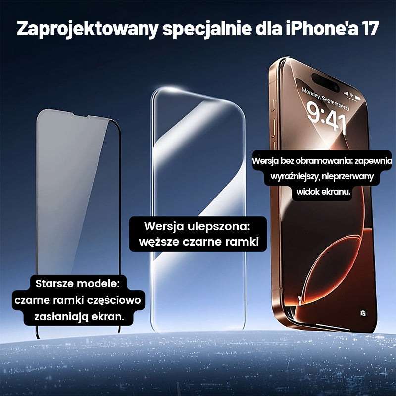 MAGIC JONE Niewidzialna osłona ekranu iPhone 17 – ulepszony model 2025