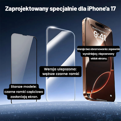 MAGIC JONE Niewidzialna osłona ekranu iPhone 17 – ulepszony model 2025