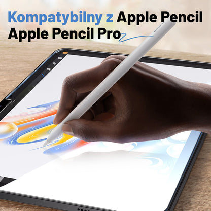 MAGIC JONE Osłona ekranu do iPada Folia ze szkła hartowanego Kompatybilna z etui i Apple Pencil