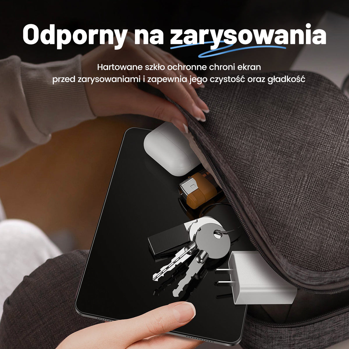 MAGIC JONE Osłona ekranu do iPada Folia ze szkła hartowanego Kompatybilna z etui i Apple Pencil